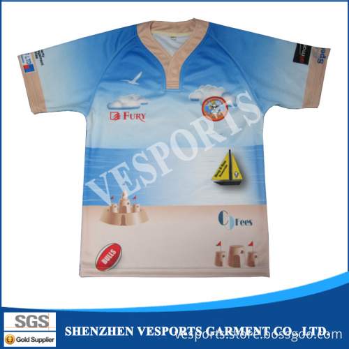 Dry Fit 100% Polyester Rugby Training Uniform